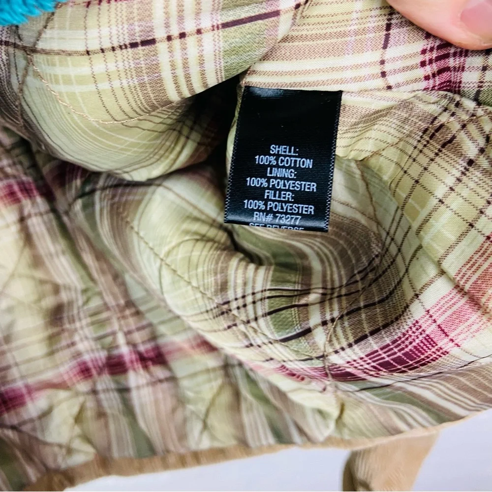 Sonoma vintage Y2K Tan corduroy cotton lightweight Jacket size small - Picture 7 of 11